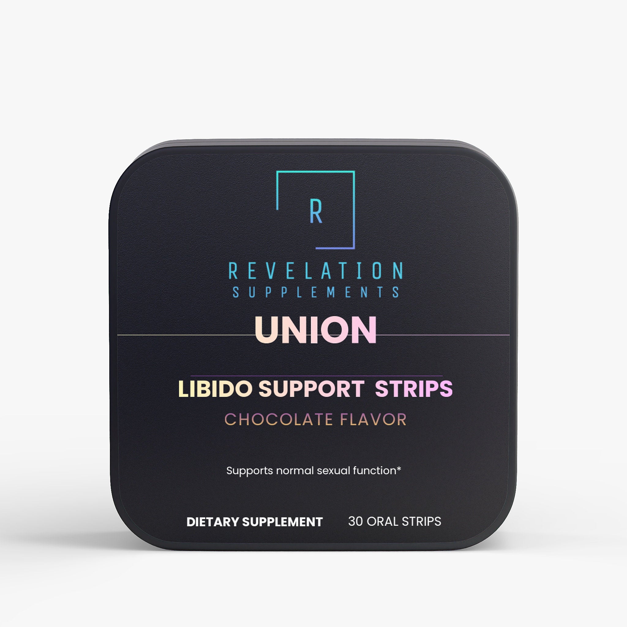 Revelation Supplements - UNION Libido Support Strips | Chocolate Oral Strips for Vitality & Wellness Support